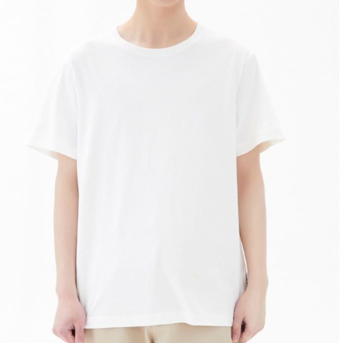 無地 Tシャツ 柔らか素材の絶妙シルエット半袖Ｔシャツ