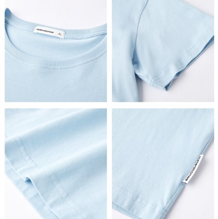 無地 Tシャツ 柔らか素材の絶妙シルエット半袖Ｔシャツ