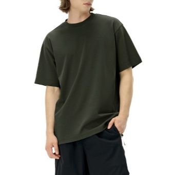 無地 Tシャツ 究極の定番 丸首半袖Tシャツ