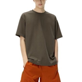 無地 Tシャツ 究極の定番 丸首半袖Tシャツ