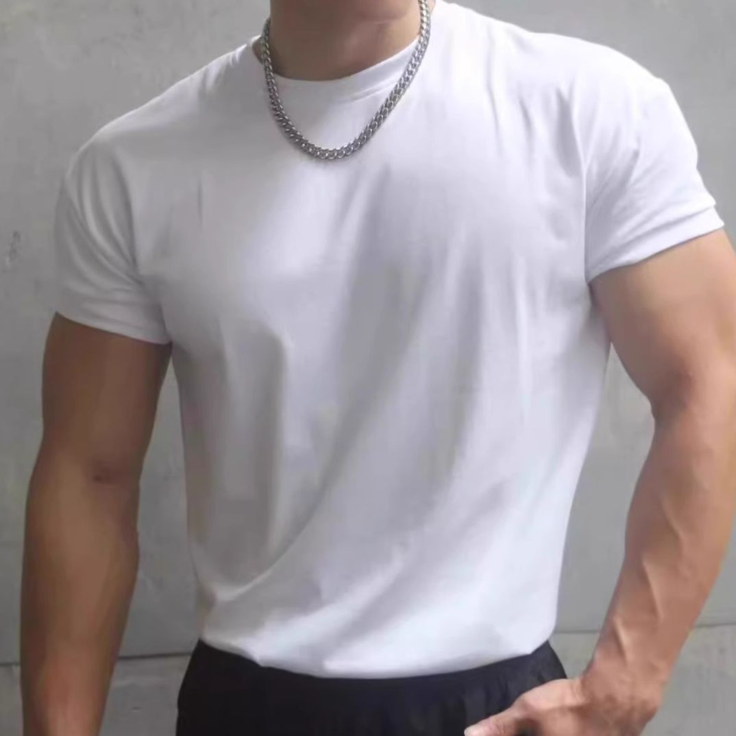 無地 Tシャツ スタンダード シンプル 丸首 半袖