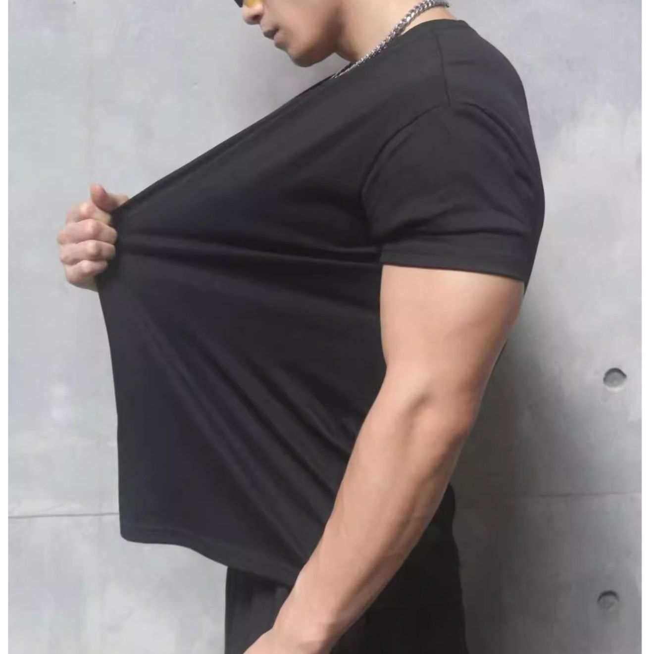 無地 Tシャツ スタンダード シンプル 丸首 半袖