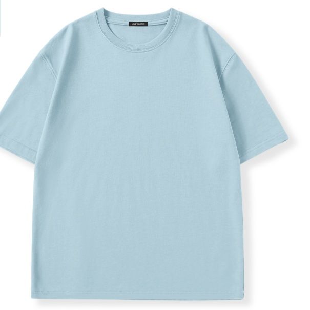 無地 Tシャツ 洗練された基本スタイル半袖シャツ