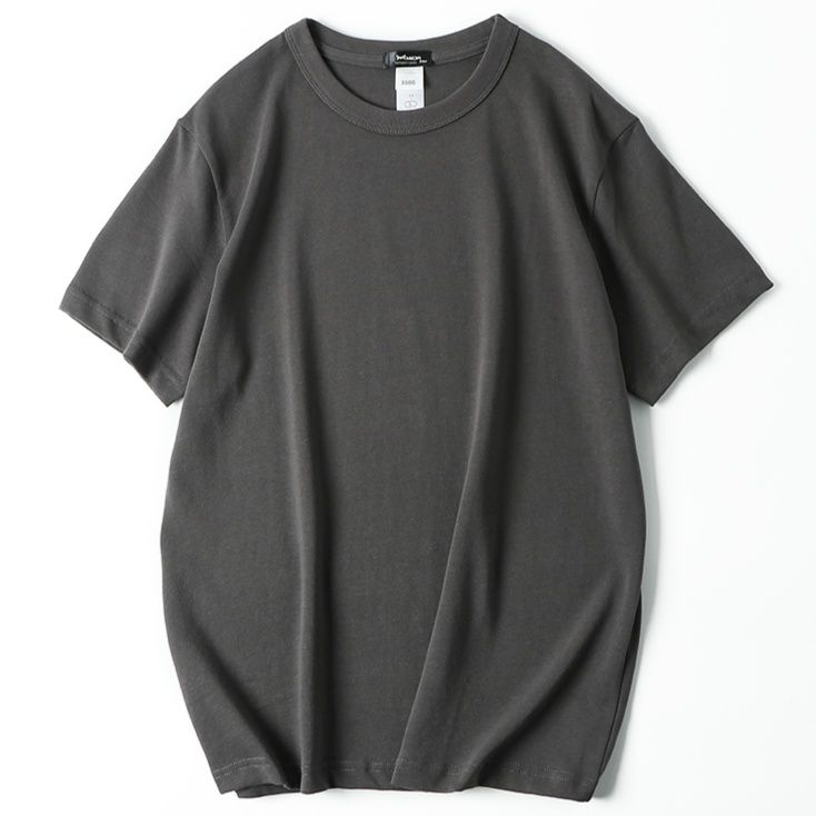 無地 Tシャツ シンプル定番 クルーネック半袖シャツ