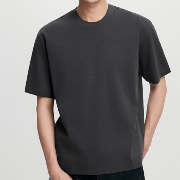 無地 Tシャツ なめらか質感 ゆったり無地Tシャツ