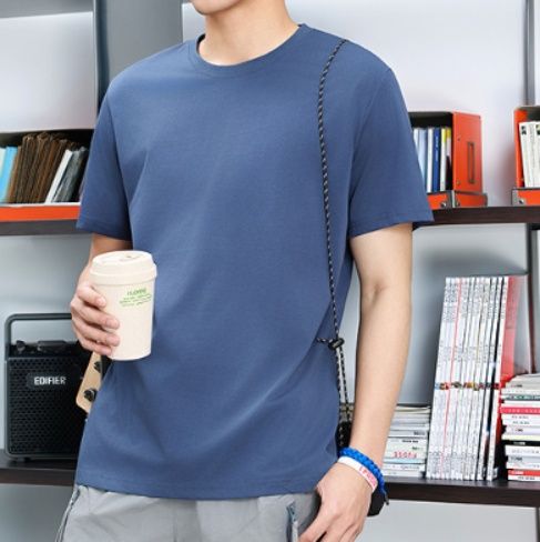 無地 Tシャツ スタンダード クルーネック 半袖