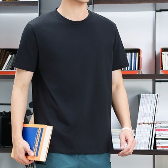 無地 Tシャツ スタンダード クルーネック 半袖