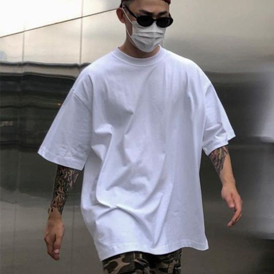無地 Tシャツ 究極の定番 ゆったり無地半袖