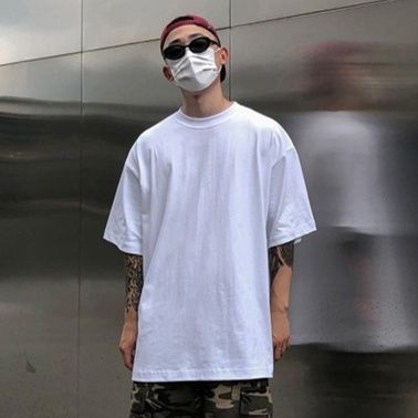 無地 Tシャツ 究極の定番 ゆったり無地半袖