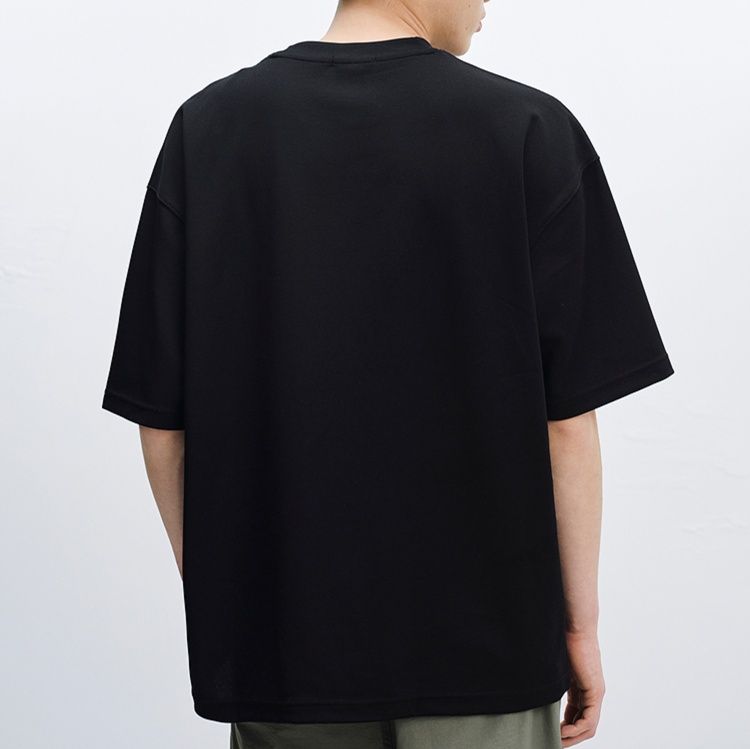 無地 Tシャツ 胸ポケット付き上質素材無地半袖