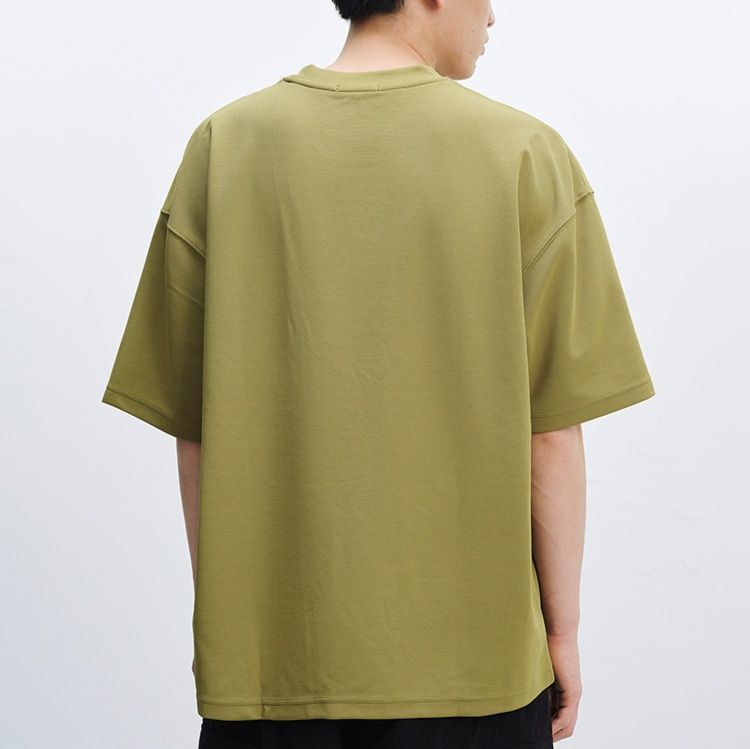 無地 Tシャツ 胸ポケット付き上質素材無地半袖