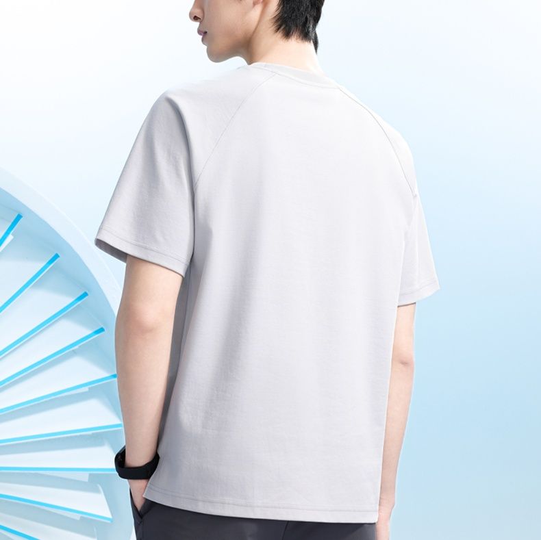 無地 Tシャツ シンプル美シルエット半袖トップス