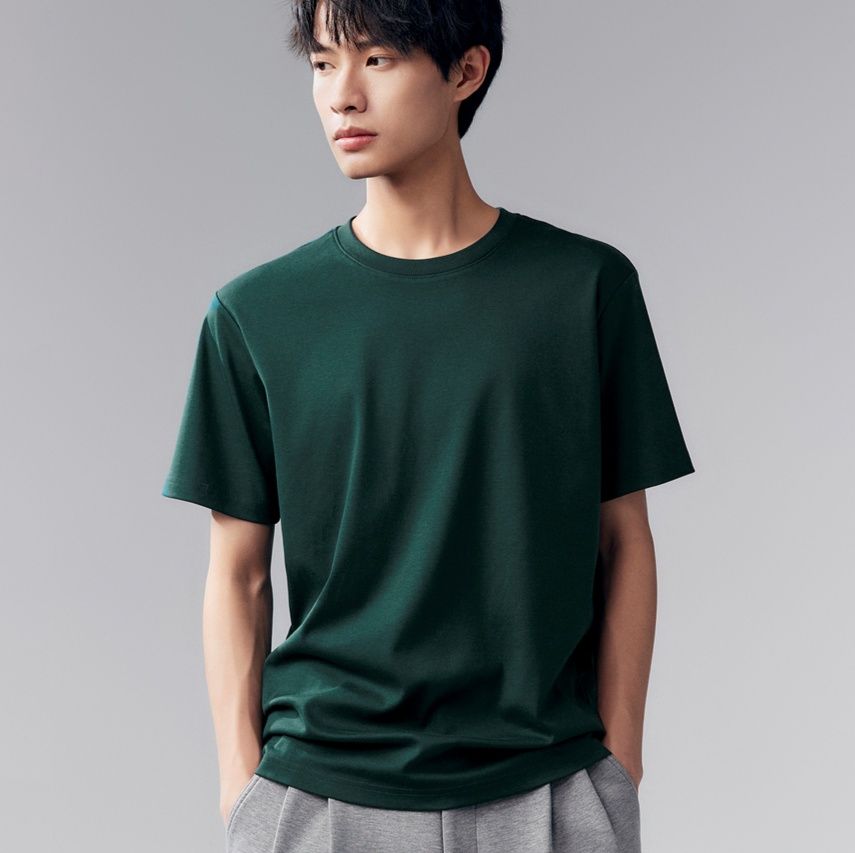 無地 Tシャツ 究極の洗練シンプル半袖