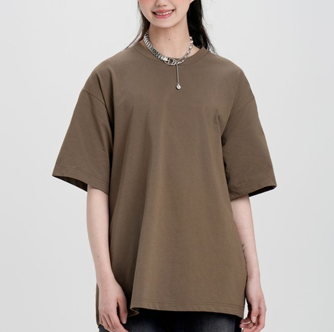 無地 Tシャツ シンプル五分袖ゆったり無地シャツ