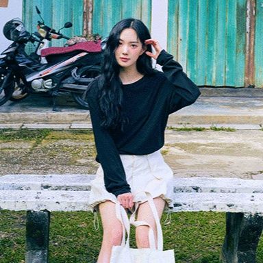 無地 Tシャツ すっきりシルエット 長袖ベーシック