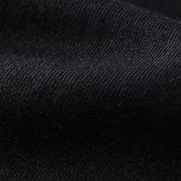 無地 Tシャツ 上品すっきり 長袖Vネックカットソー