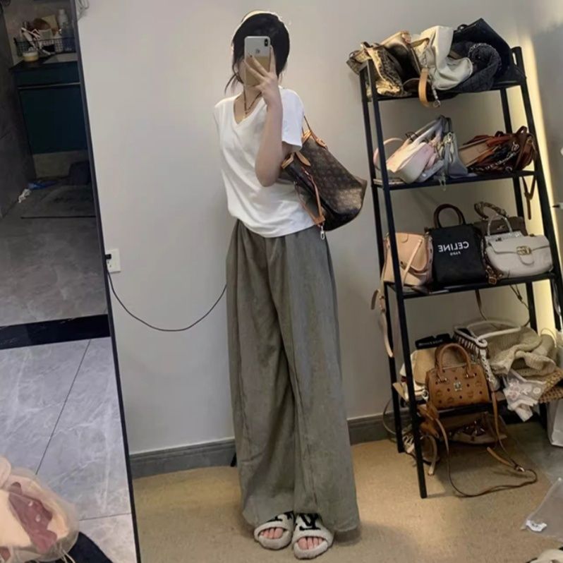 無地 Tシャツ シンプル美ライン 柔らか素材Tシャツ