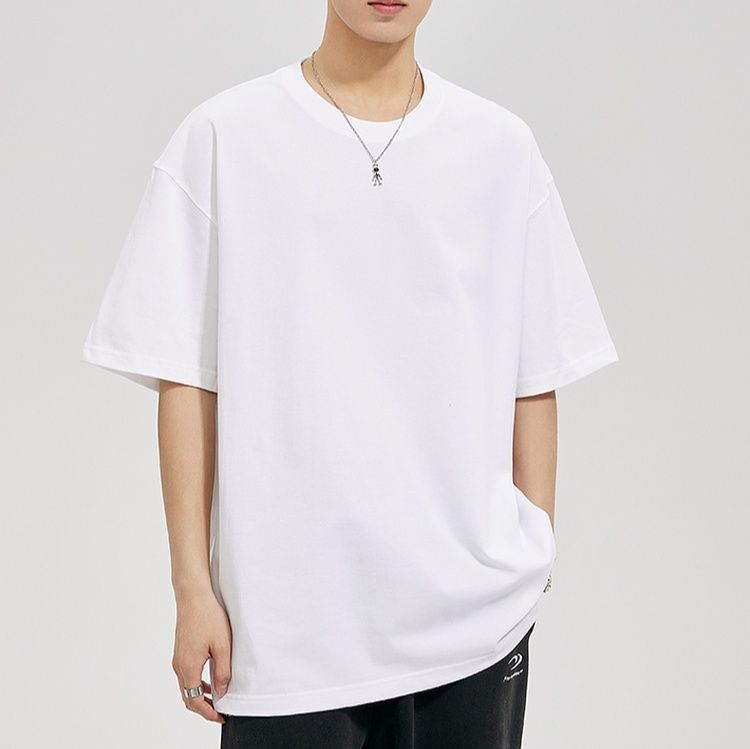 無地 Tシャツ ゆったりシルエット 上質コットン 半袖