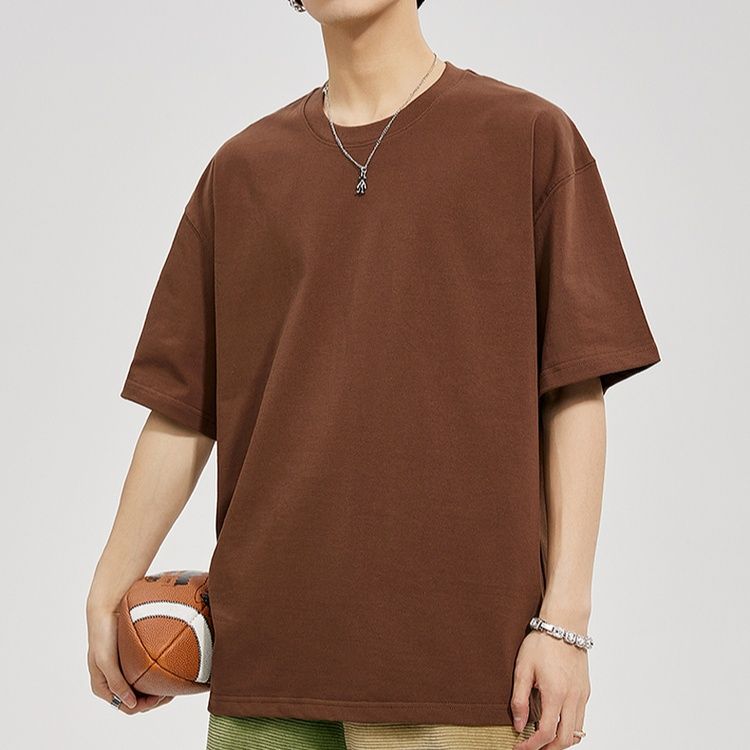 無地 Tシャツ ゆったりシルエット 上質コットン 半袖