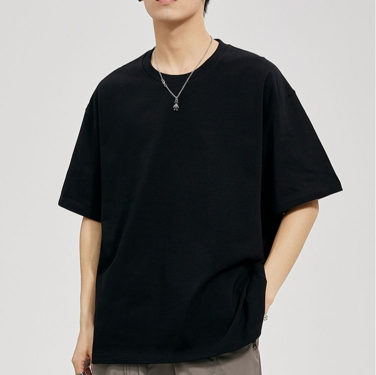 無地 Tシャツ ゆったりシルエット 上質コットン 半袖