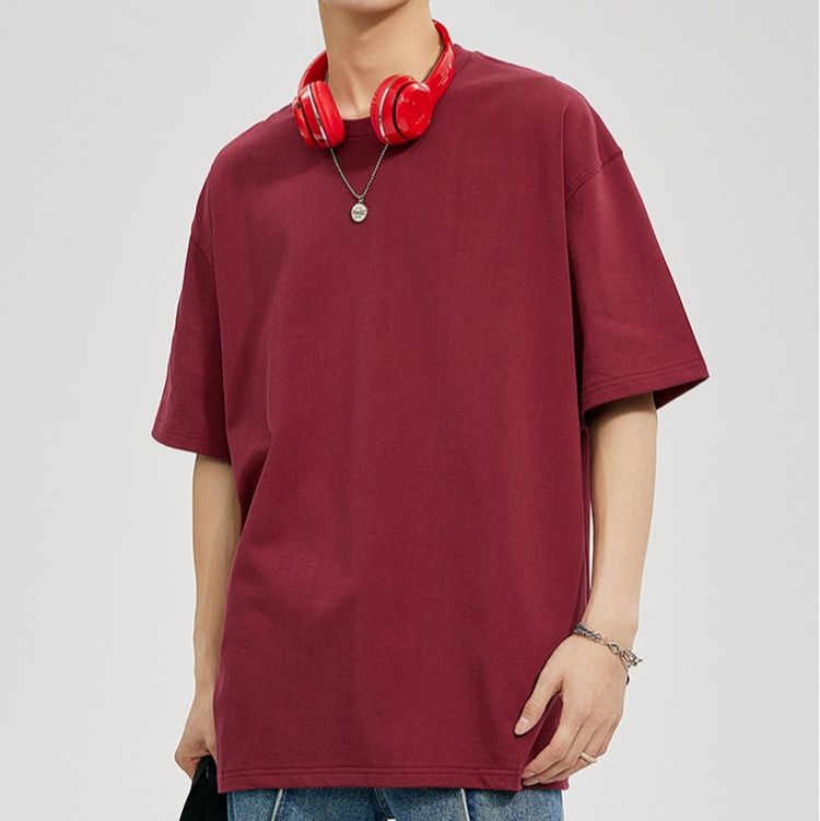 無地 Tシャツ ゆったりシルエット 上質コットン 半袖