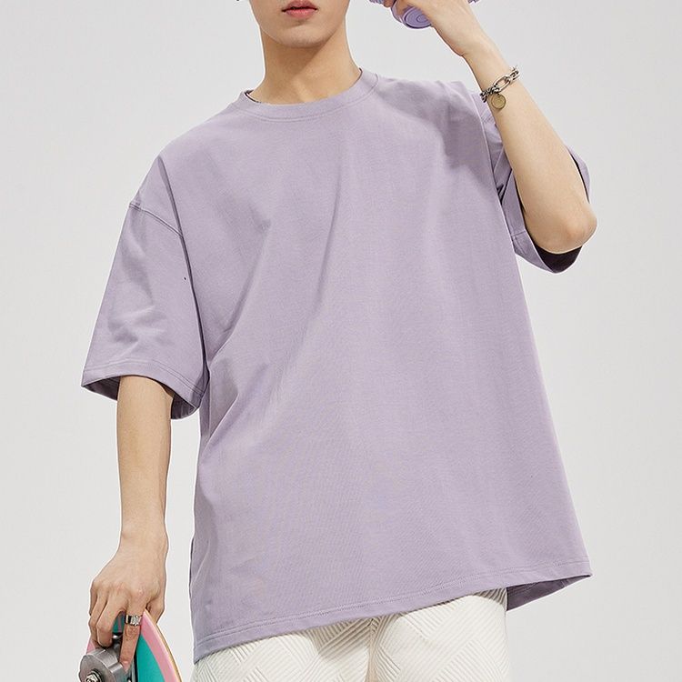無地 Tシャツ ゆったりシルエット 上質コットン 半袖