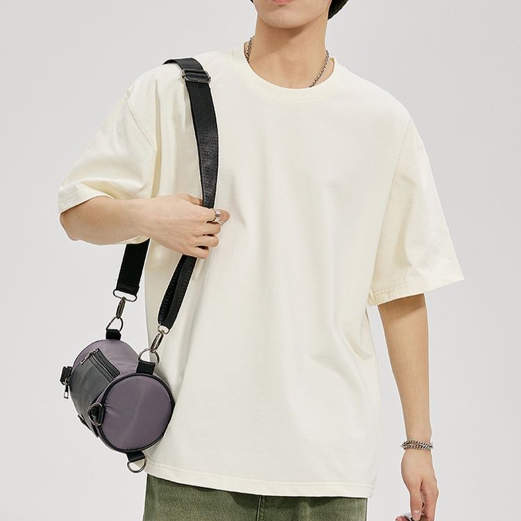 無地 Tシャツ ゆったりシルエット 上質コットン 半袖