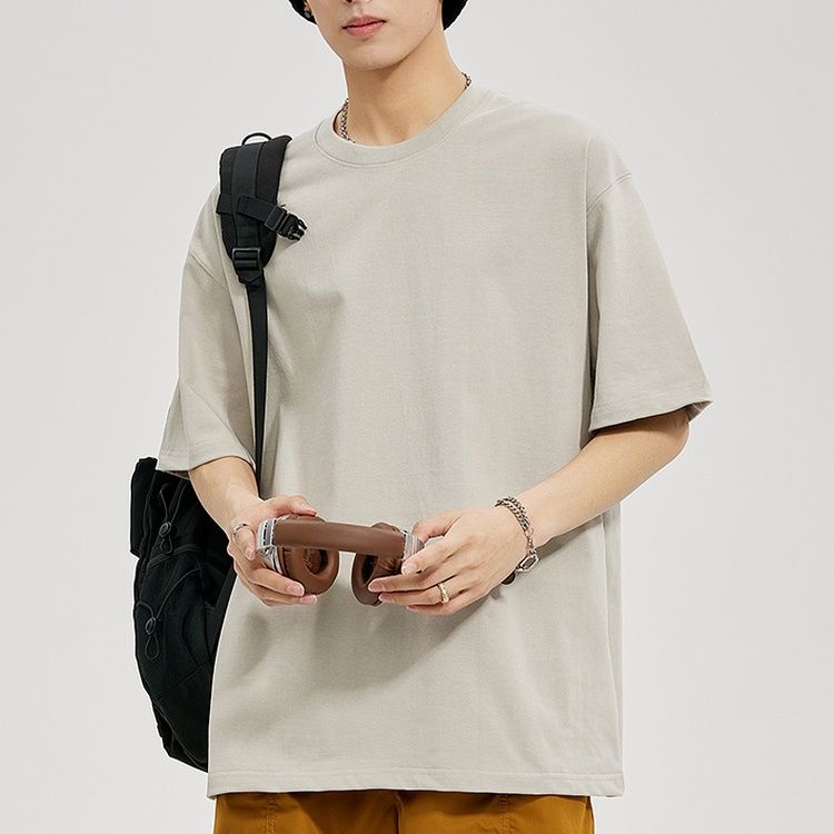 無地 Tシャツ ゆったりシルエット 上質コットン 半袖