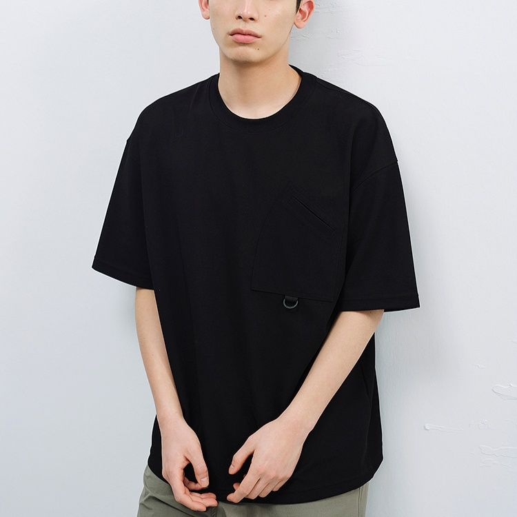 無地 Tシャツ ポケット付き上質コットン半袖Ｔシャツ
