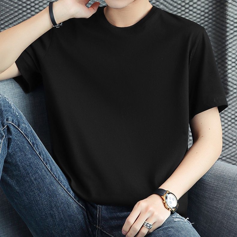 無地 Tシャツ すっきり着こなせる定番クルーネック