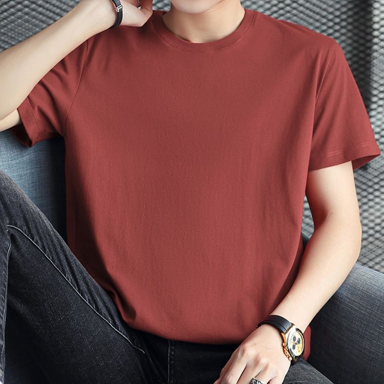 無地 Tシャツ すっきり着こなせる定番クルーネック