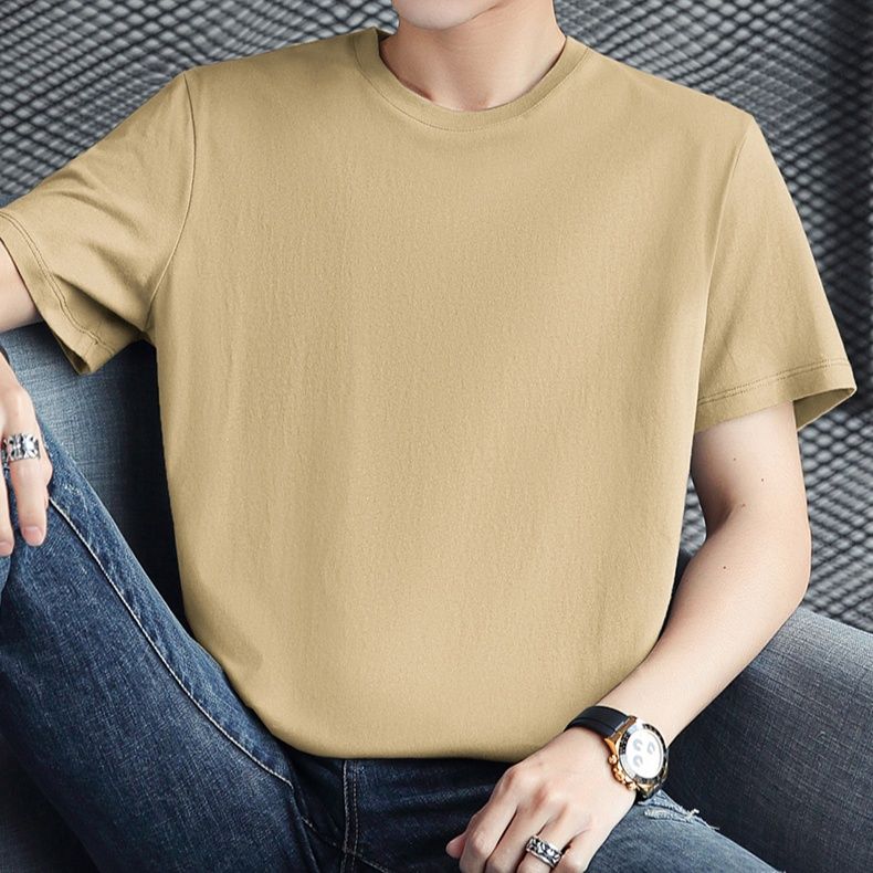 無地 Tシャツ すっきり着こなせる定番クルーネック