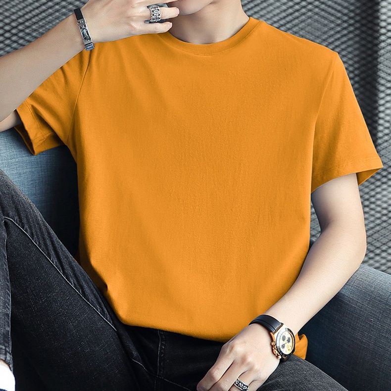 無地 Tシャツ すっきり着こなせる定番クルーネック