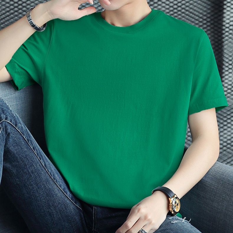 無地 Tシャツ すっきり着こなせる定番クルーネック