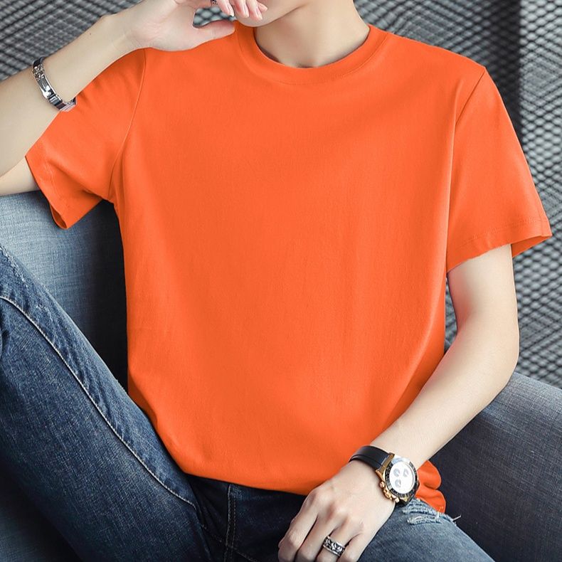 無地 Tシャツ すっきり着こなせる定番クルーネック