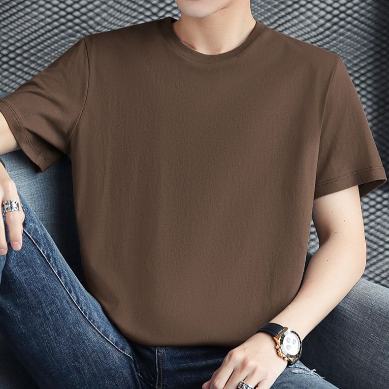 無地 Tシャツ すっきり着こなせる定番クルーネック