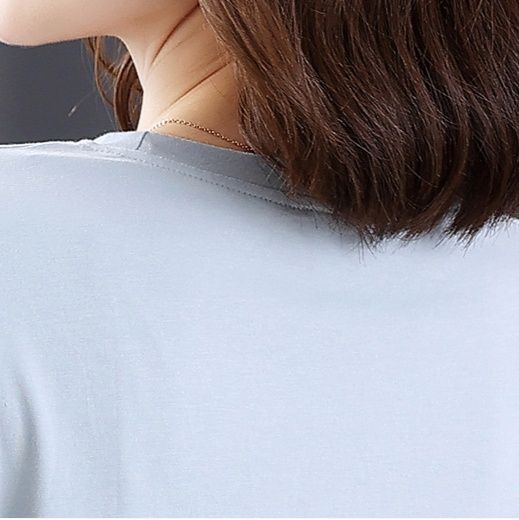 無地 Tシャツ 上質素材 ノースリーブ フレンチ