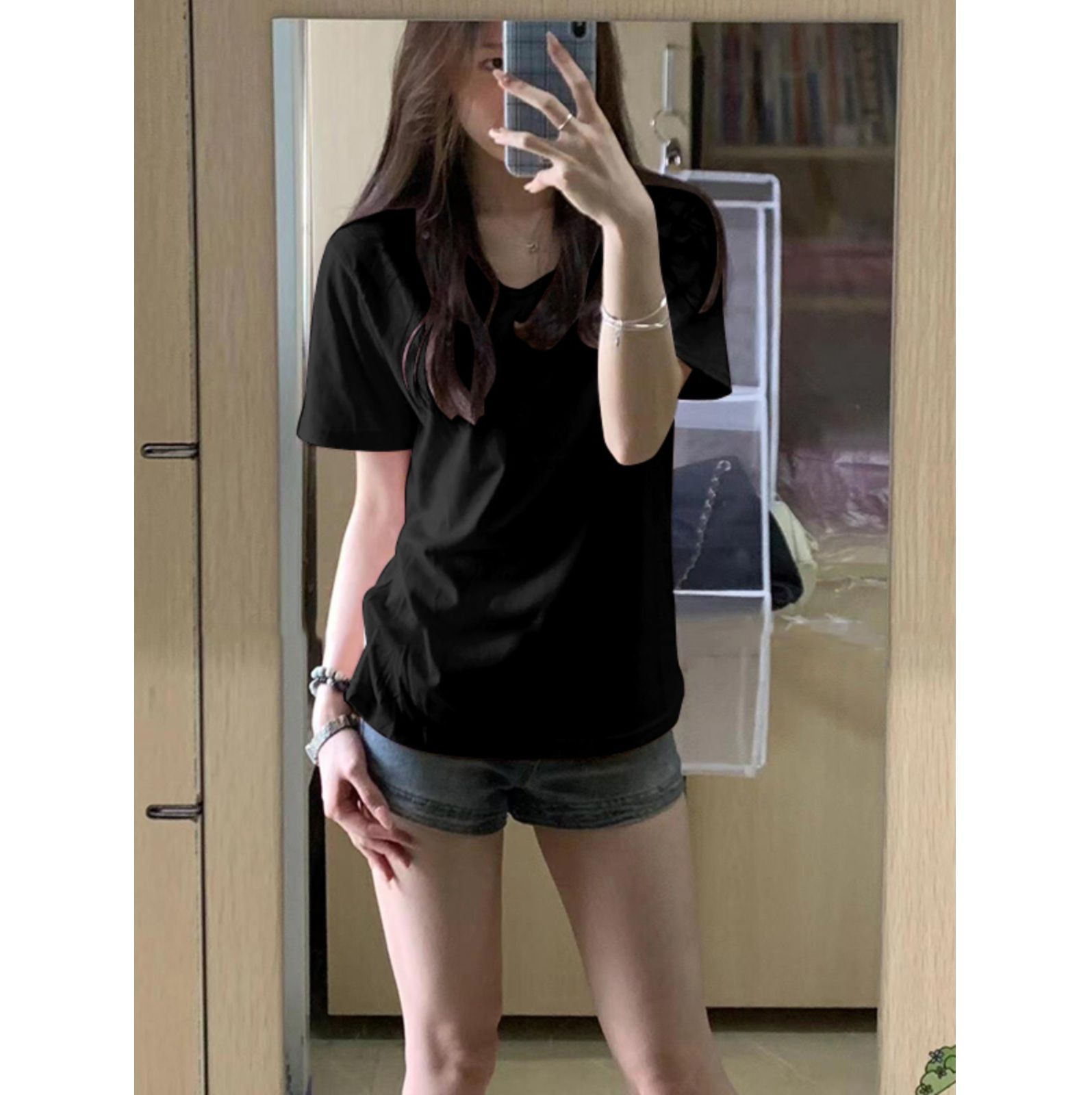 無地 Tシャツ ゆったりシルエット 柔らか無地半袖