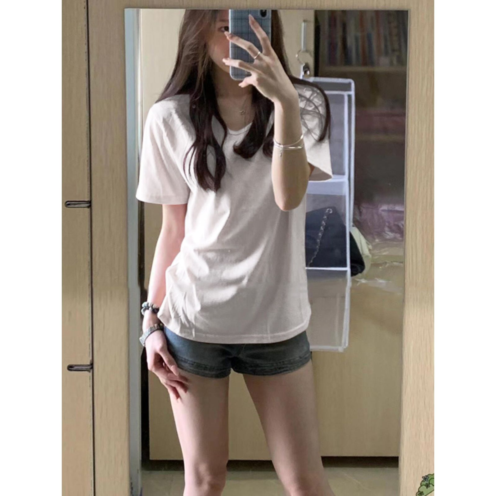 無地 Tシャツ ゆったりシルエット 柔らか無地半袖