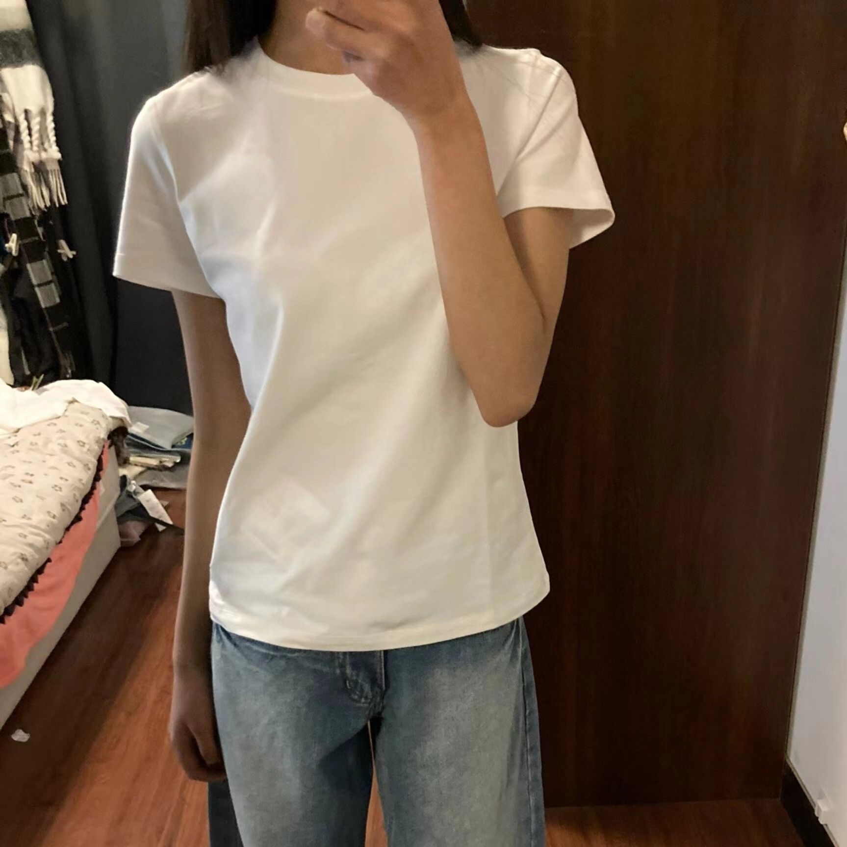 無地 Tシャツ すっきり着こなす定番シンプル半袖