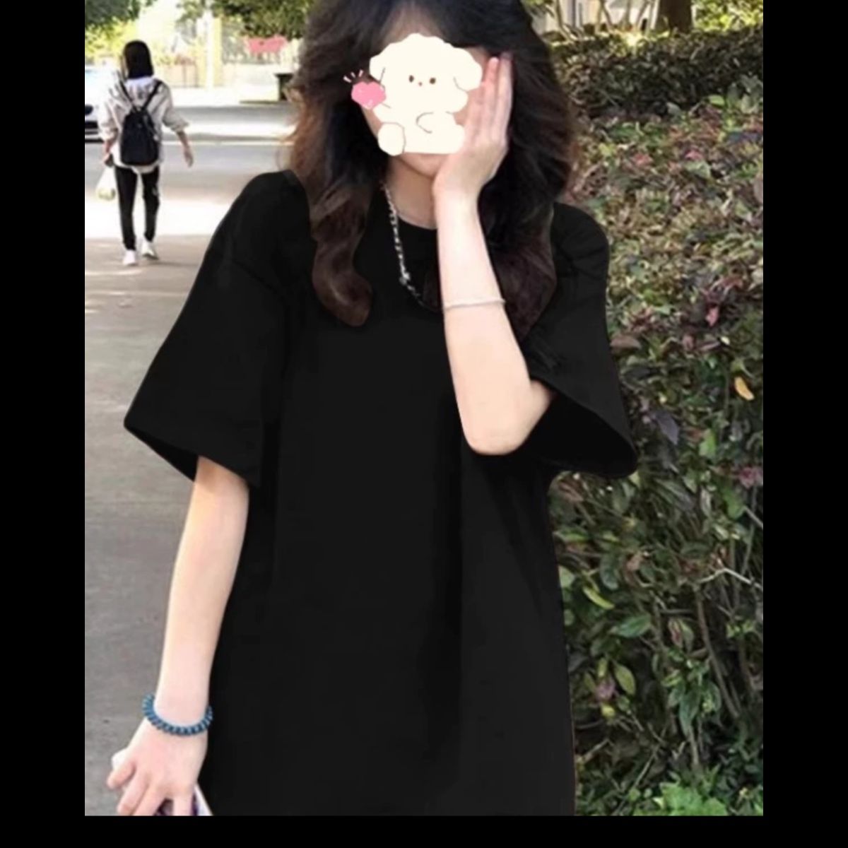 無地 Tシャツ ゆったり袖広がり無地シンプル半袖