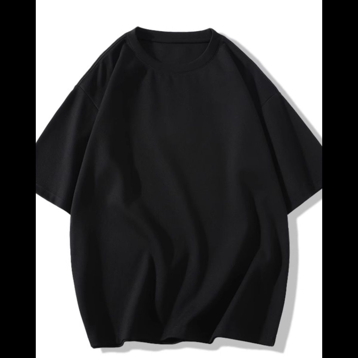 無地 Tシャツ ゆったり袖広がり無地シンプル半袖