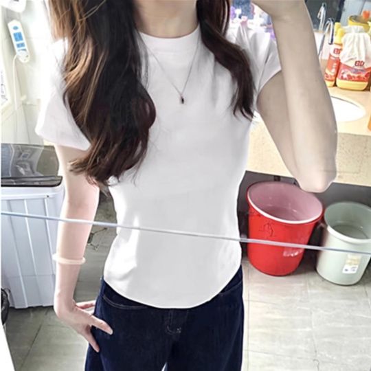 無地 Tシャツ シンプル美シルエット 半袖無地Ｔシャツ