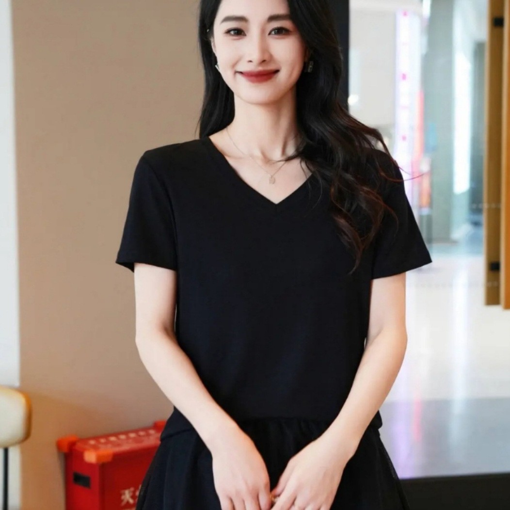 無地 Tシャツ 上質シンプル 美シルエット 半袖Tシャツ