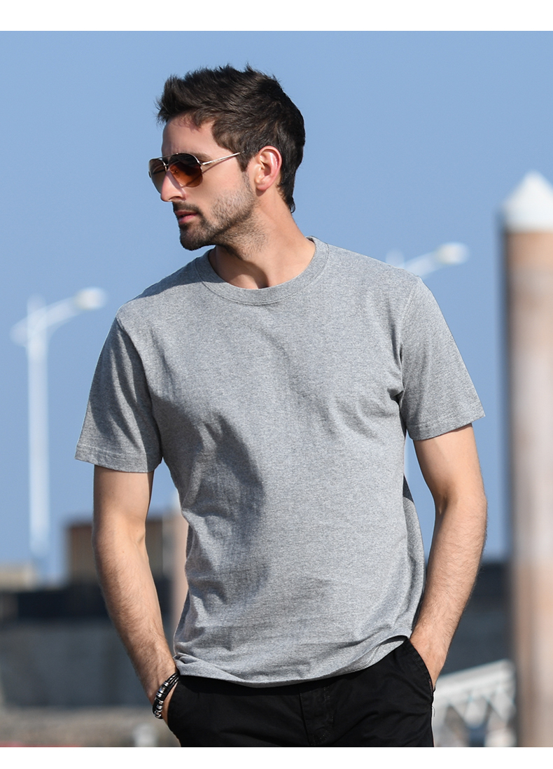 無地 Tシャツ 夏の定番 シンプル無地クルーネックTシャツ