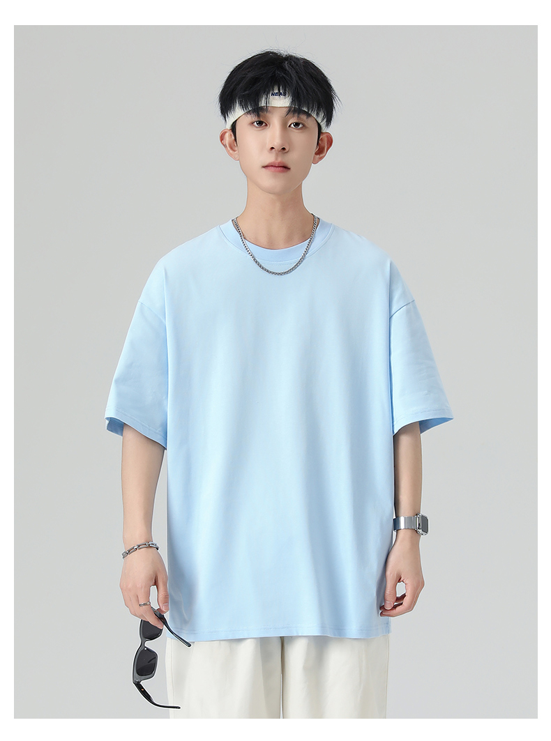 無地 Tシャツ ゆったりシルエット半袖シンプル無地Ｔシャツ