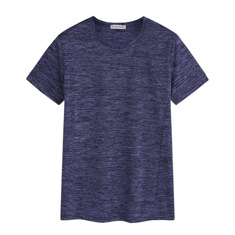 無地 Tシャツ 杢調やわらか肌触り半袖カットソー