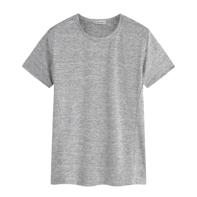 無地 Tシャツ 杢調やわらか肌触り半袖カットソー