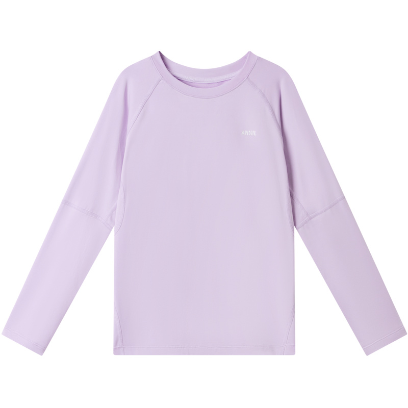 無地 Tシャツ キッズ 長袖ゆったりフレッシュ素材キッズシャツ