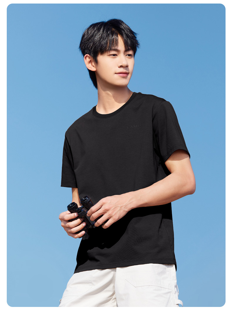 無地 Tシャツ シンプル美シルエット 快適素材 半袖